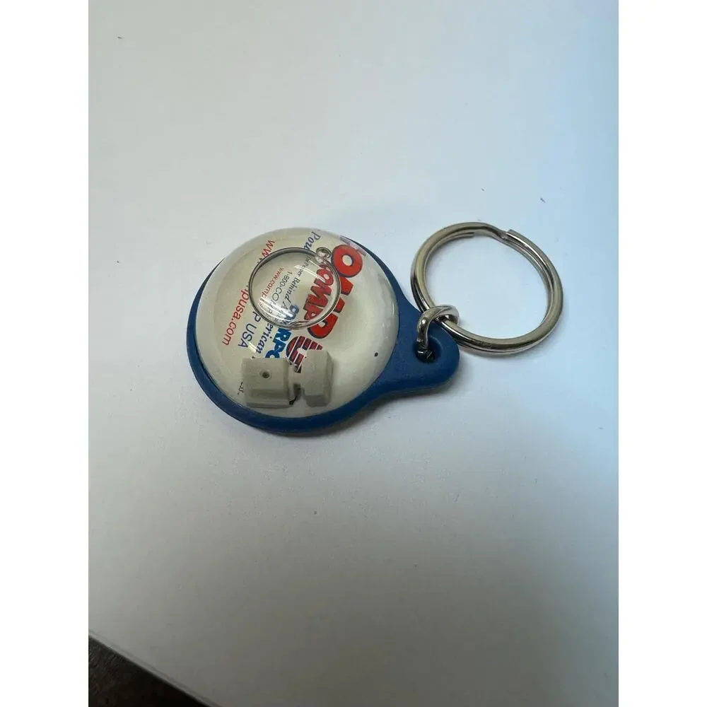 Vintage CompUSA computer keychain